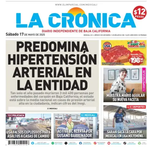 Portada de La Cronica
