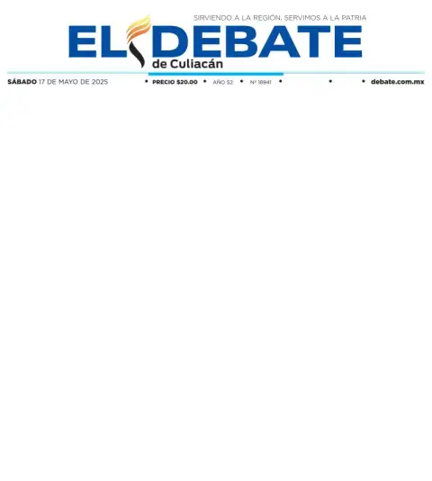 Portada de El Debate de los Mochis del sábado, 17 de mayo de 2025