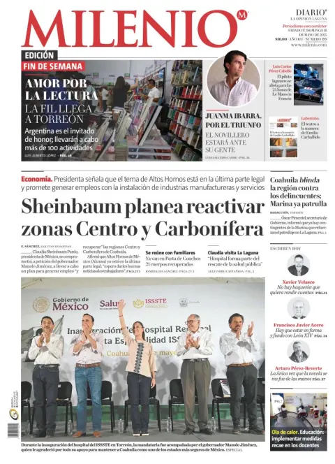 Portada de Milenio Laguna