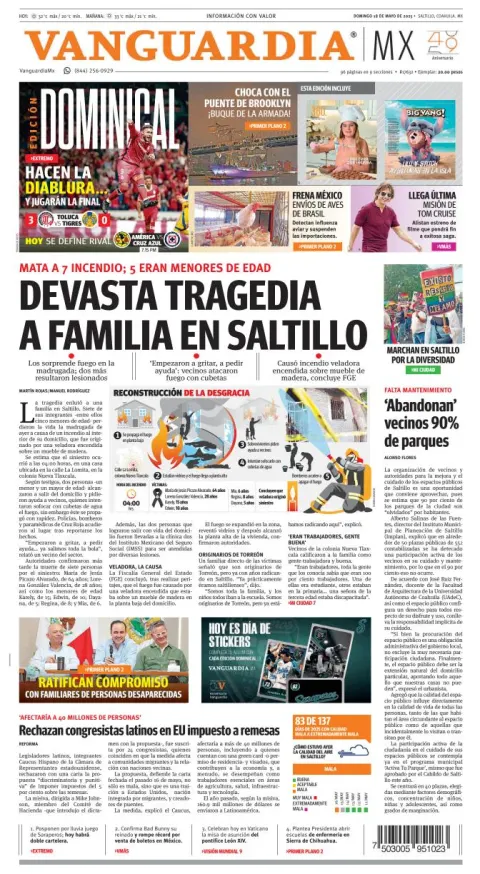 Portada de Vanguardia