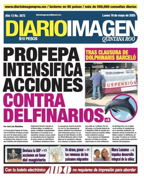 Portada de Diario Imagen Quintana Roo