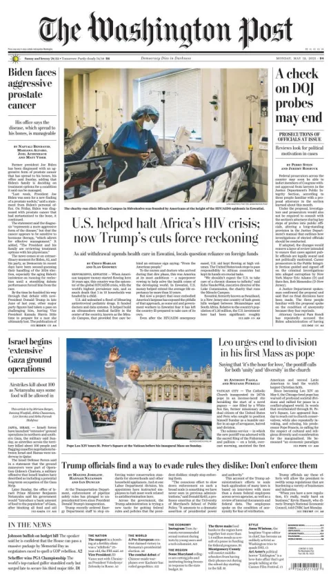 Portada de The Washington Post