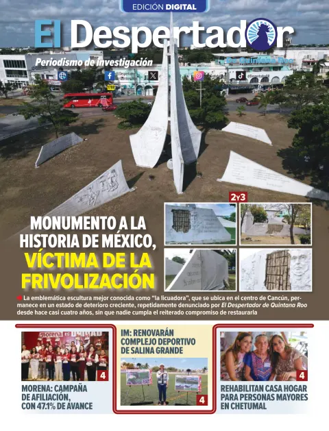 Portada de El Despertador de Quintana Roo