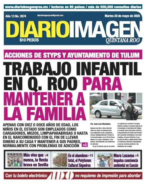 Portada de Diario Imagen Quintana Roo