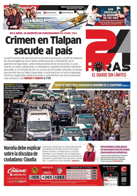 Portada de 24 Horas