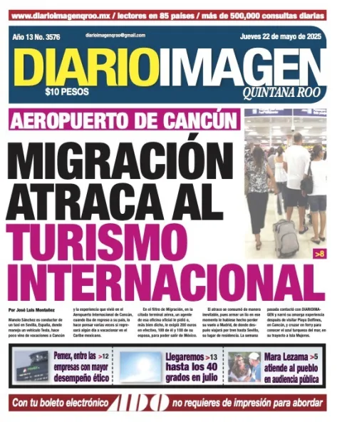 Portada de Diario Imagen Quintana Roo