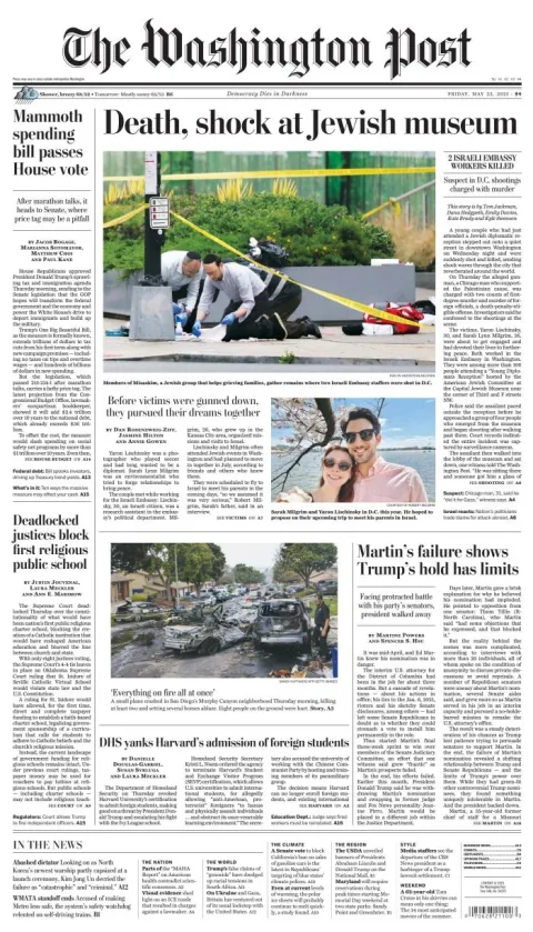 Portada de The Washington Post