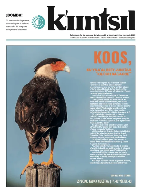 Portada de La Jornada - Kiintsil del viernes, 23 de mayo de 2025