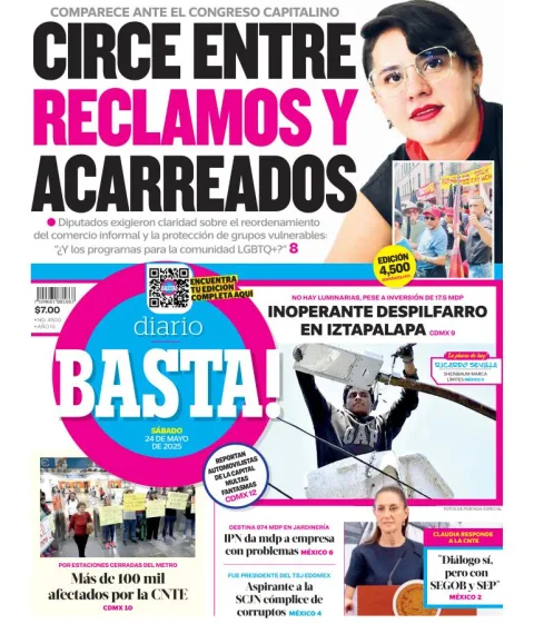 Portada de Basta