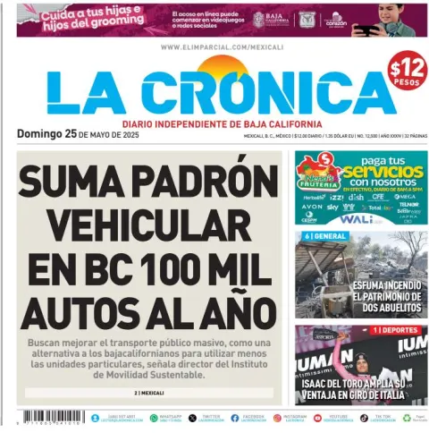 Portada de La Cronica