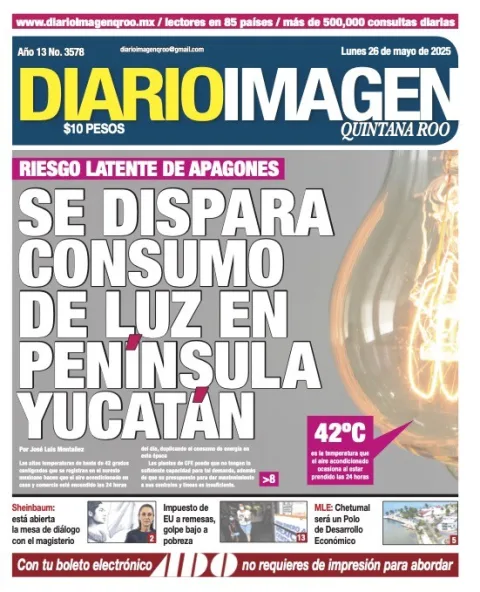 Portada de Diario Imagen Quintana Roo