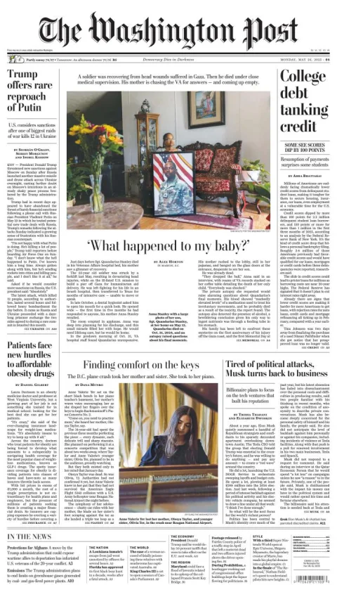 Portada de The Washington Post
