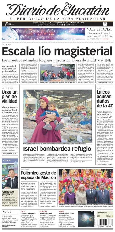 Portada de Diario de Yucatán