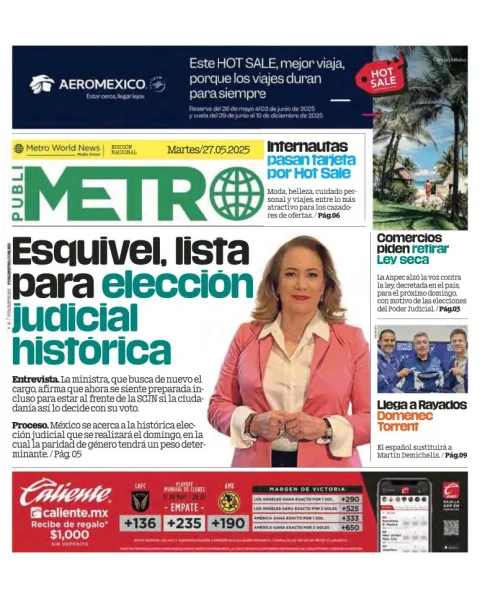 Portada de Publimetro Guadalajara