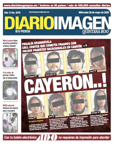 Portada de Diario Imagen Quintana Roo