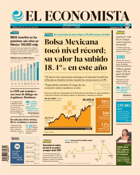 Portada de El Economista