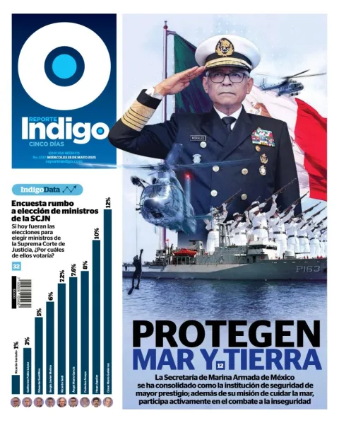 Portada de Reporte Indigo del miércoles, 28 de mayo de 2025