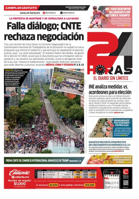 Portada de 24 Horas