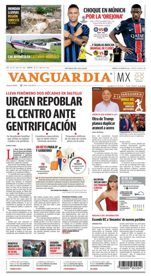 Portada de Vanguardia
