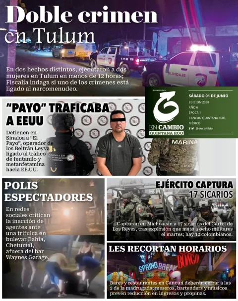 Portada de En Cambio - Quintana Roo (contraportada)