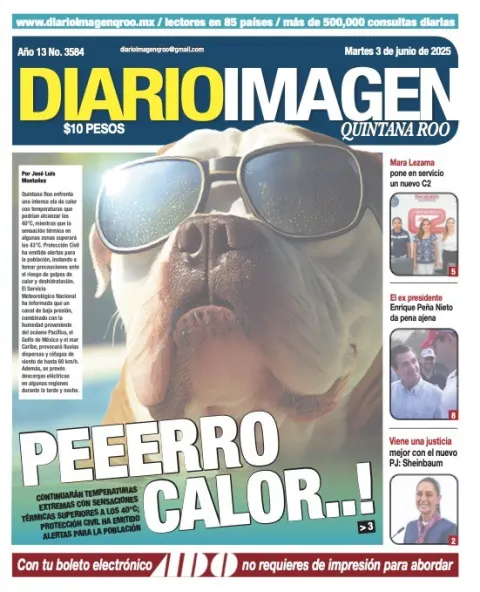 Portada de Diario Imagen Quintana Roo