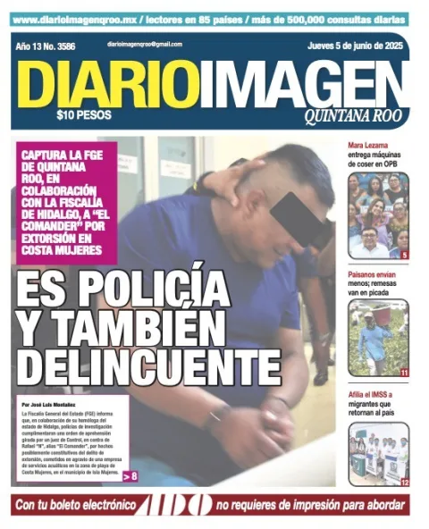 Portada de Diario Imagen Quintana Roo