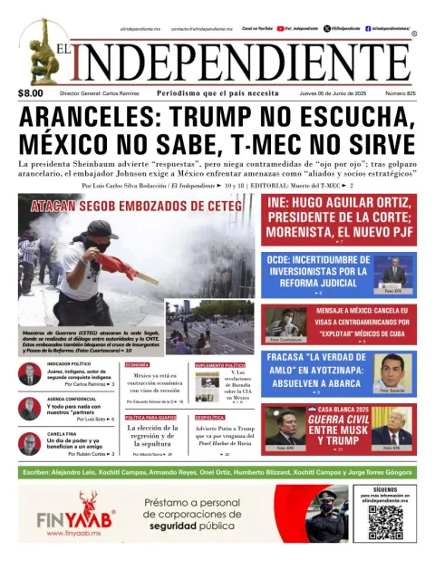 Portada de El Independiente