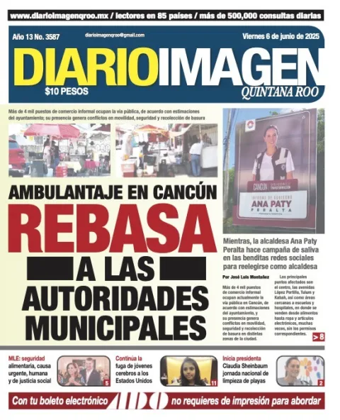 Portada de Diario Imagen Quintana Roo
