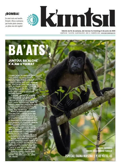 Portada de La Jornada - Kiintsil del viernes, 6 de junio de 2025