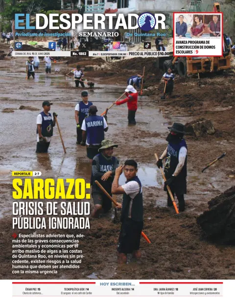 Portada de El Despertador de Quintana Roo