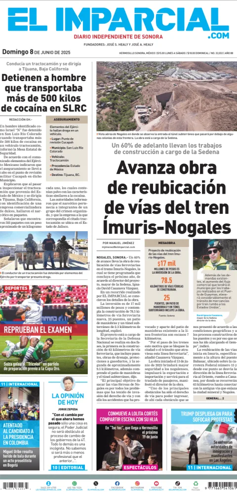 Portada de El Imparcial