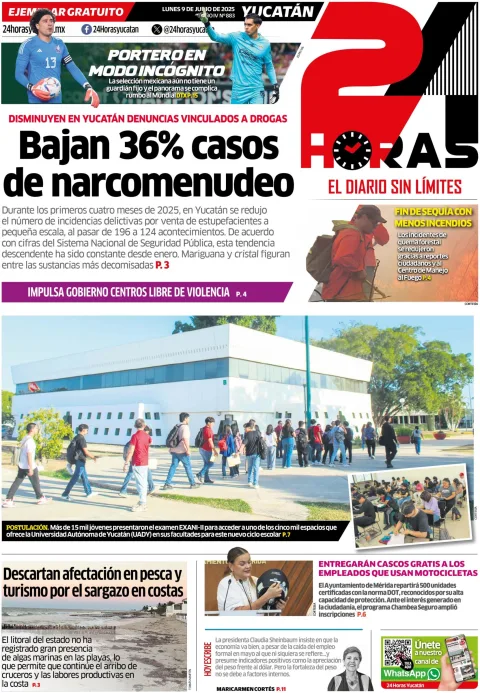 Portada de 24 Horas Yucatan