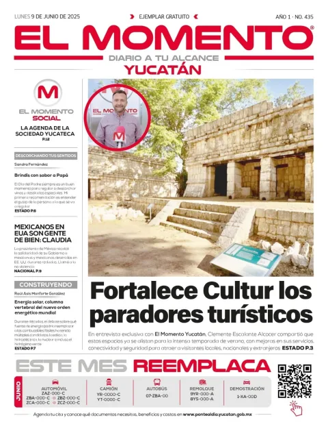 Portada de El Momento Yucatan