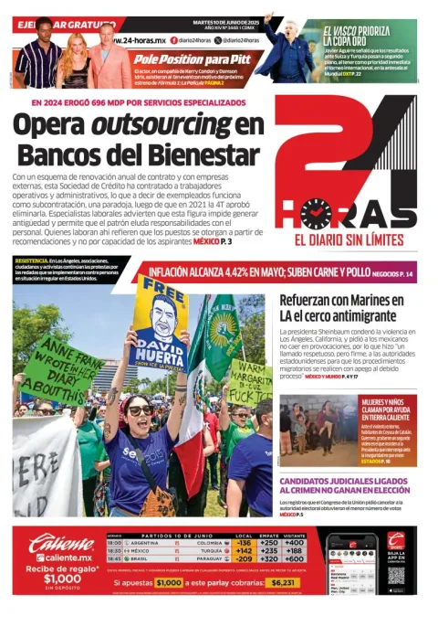 Portada de 24 Horas