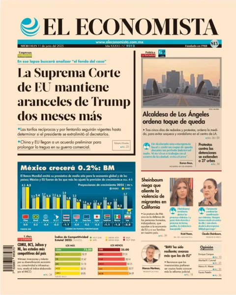 Portada de El Economista