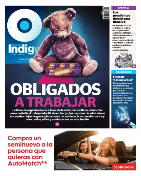 Portada de Reporte Indigo del jueves, 12 de junio de 2025