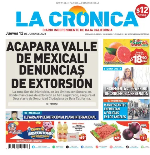 Portada de La Cronica
