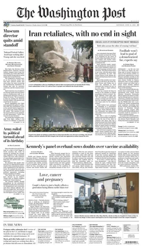 Portada de The Washington Post