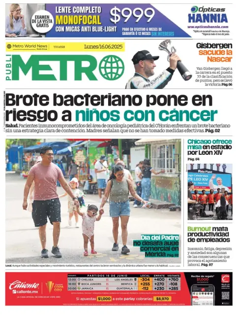 Portada de Publimetro Merida