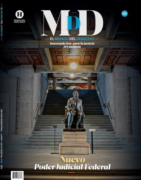 Portada de El Heraldo de Mexico - el Mundo del Derecho del lunes, 16 de junio de 2025