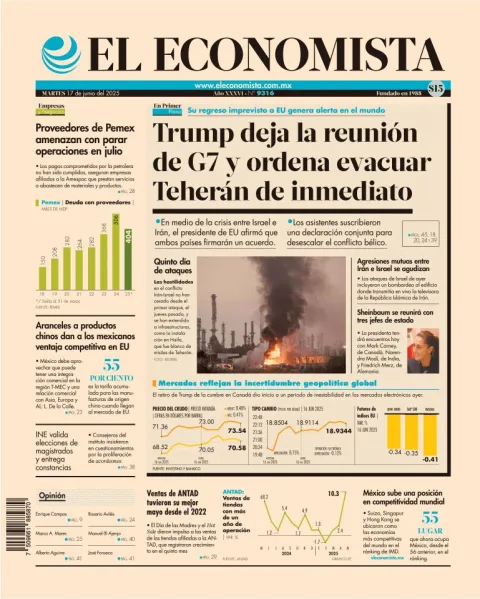 Portada de El Economista