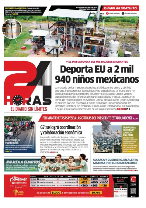 Portada de 24 Horas