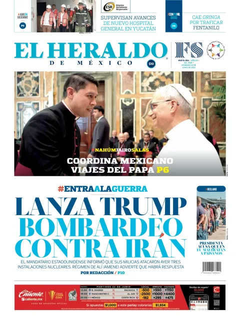Portada de El Heraldo de Mexico