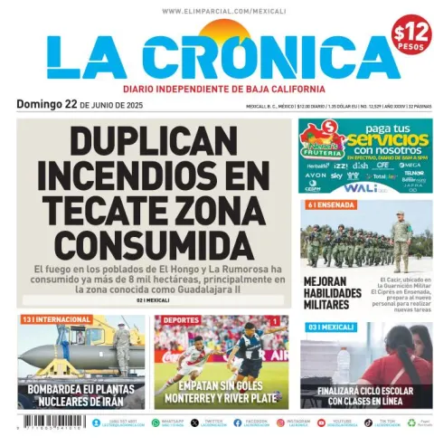 Portada de La Cronica