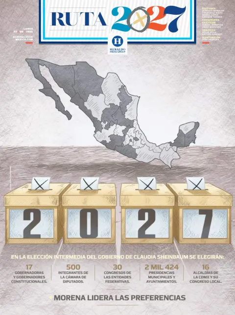 Portada de El Heraldo de Mexico