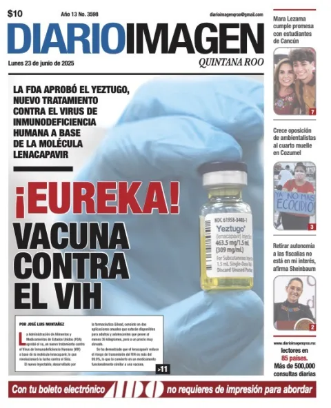 Portada de Diario Imagen Quintana Roo