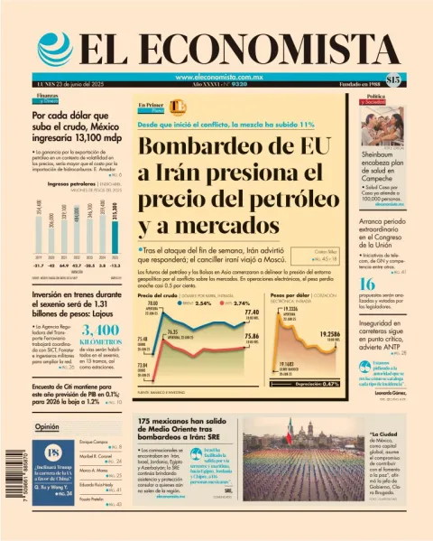 Portada de El Economista