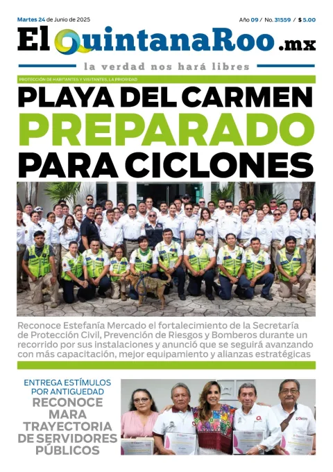 Portada de El Quintana Roo (portada)