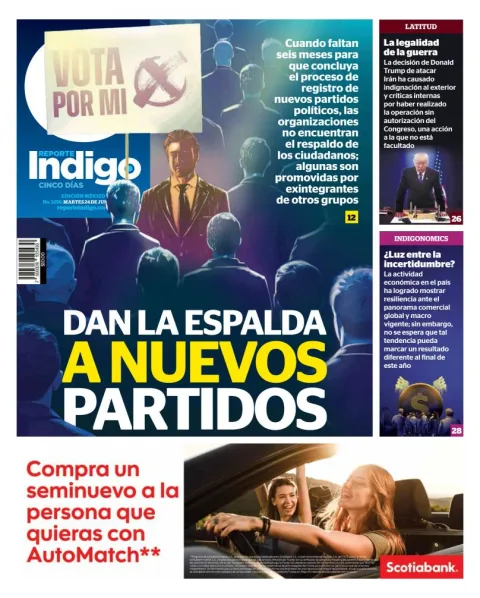 Portada de Reporte Indigo