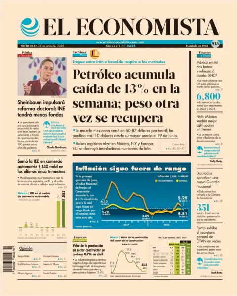 Portada de El Economista